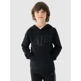 Chlapčenská mikina s kapucňou 4F JUNIOR SWEATSHIRT-JWMM00TSWSM1292-21S-BLACK · záber 2