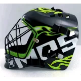 Florbalová maska MPS PRO FLAME - Black Green · záber 3
