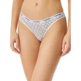 Dámske nohavičky CALVIN KLEIN THONG-PLUSH MONOGRAM · záber 1