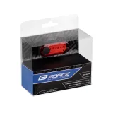 Svetlo na bicykel FORCE PILL 12 LM, 3 x LED, USB · záber 4