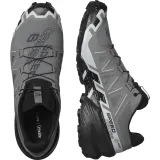 Pánska bežecká trailová obuv SALOMON Speedcross 6 Wide M quiet shade black pearl blue · záber 4