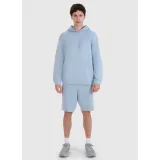 Pánske teplákové kraťasy 4F SHORTS CAS M571-34S-LIGHT BLUE · záber 3