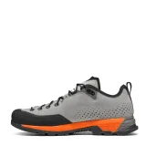 Pánska nízka turistická celokožená obuv TECNICA Sulfur Ms, soft grey ultra orange · záber 3