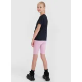 Dievčenské tréningové kraťasy 4F JUNIOR SHORTS FNK F0857-56S-LIGHT PINK · záber 4