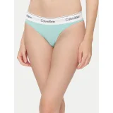 Dámske nohavičky CALVIN KLEIN THONG-Beau Blue · záber 4