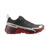 Pánska bežecká trailová obuv SALOMON Cross Hike 2 GTX black bitter chocolate fiery red · záber 2