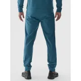Pánske zateplené tepláky 4F TROUSERS FNK-WAW24TFTRM682-46M-TEAL MELANGE · záber 2
