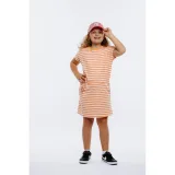 Dievčenské šaty AUTHORITY D-DORIANA G papaya stripe · záber 2