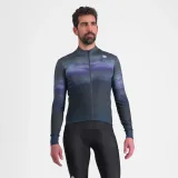 Pánsky cyklistický dres s dlhým rukávom SPORTFUL Flow supergiara thermal jersey, galaxy blue black · záber 2