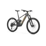 Horský elektrobicykel MONDRAKER Dune Carbon R, nimbus grey obsidian grey dense yellow · záber 2