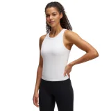 Dámske tréningové tielko UNDER ARMOUR Motion High Neck Tank-WHT · záber 1