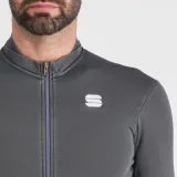 Pánsky cyklistický dres s dlhým rukávom SPORTFUL Monocrom thermal jersey, anthracite · záber 5