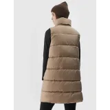 Dámska vesta 4F VEST-AW23TVESF076-82S-LIGHT BROWN · záber 4