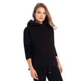 Dámska zateplená mikina s kapucňou VOLCANO B-VENA-700-BLACK · záber 1