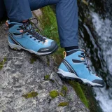 Dámska vysoká turistická obuv TREZETA Drift WP W dark azure peach · záber 3