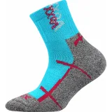 Dievčenské turistické ponožky VOXX 3 PACK-Wallík-Pink Blue · záber 4