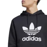 Pánska mikina s kapucňou ADIDAS ORIGINALS TREFOIL HOODY-IM4489-black white · záber 3