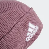 Dámska zimná čiapka ADIDAS LOGO BEANIE CUF WONORC WHITE · záber 2
