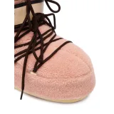 Členkové zimné topánky MOON BOOT MB ICON LOW FLEECE, J001 PINK · záber 5