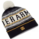 Pánska zimná čiapka UNDER ARMOUR M Halftime Pom Beanie-WHT 111 · záber 1