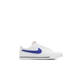 Chlapčenská vychádzková obuv NIKE Court Legacy white black game royal · záber 3