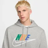 Pánska mikina s kapucňou NIKE M NK CLUB BB HDY FUTURA BLOCK-063 DK GREY HEATHER SMOKE GRY · záber 2