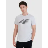 Pánske tričko s krátkym rukávom 4F TSHIRT M2257-27M-COLD LIGHT GREY MELANGE · záber 2