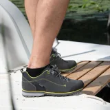 Pánska nízka turistická obuv TREZETA Zeta Wp, Dark grey Lime · záber 3
