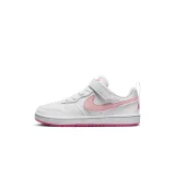 Dievčenská rekreačná obuv NIKE Court Borough Low Recraft white arctic orange pink · záber 2