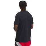 Pánske tričko s krátkym rukávom UNDER ARMOUR UA Icon HWT Tee Taping-BLK · záber 3