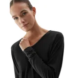 Dámske tréningové tričko s dlhým rukávom 4F LONGSLEEVE FNK-AW23TFLOF153-22S-ANTHRACITE · záber 2