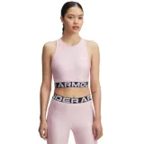 Dámske tréningové tielko UNDER ARMOUR HeatGear Rib Tank-PNK · záber 1