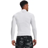 Pánske kompresné tričko s dlhým rukávom UNDER ARMOUR UA CG Armour Comp Mock-WHT · záber 2