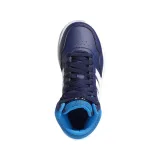 Chlapčenská rekreačná obuv ADIDAS Hoops 3.0 Mid K dark blue blue rush turbo · záber 5