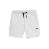 Chlapčenské teplákové kraťasy 4F JUNIOR SHORTS CAS M048-27M-COLD LIGHT GREY MELANGE · záber 5