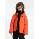 Chlapčenská lyžiarska bunda 4F JUNIOR TECHNICAL JACKET-JAW23TTJAM298-70S-ORANGE · záber 3
