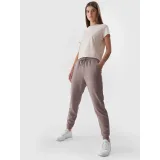 Dámske tepláky 4F TROUSERS-AW23TTROF507-83S-BEIGE · záber 4