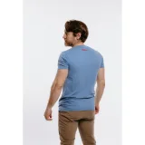 Pánske turistické tričko s krátkym rukávom EVERETT T-HIKE blue · záber 3