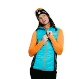 Dámska vesta na skialp EVERETT SkiToura PRIMALOFT vest W blue · záber 1
