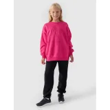 Dievčenská mikina 4F JUNIOR SWEATSHIRT-JWAW24TSWSF1214-55S-HOT PINK · záber 5