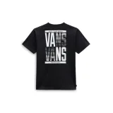 Pánske tričko s krátkym rukávom VANS OFF THE WALL STACKED TYPED SS TEE-BLACK · záber 2