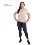 Dámske bežecké tričko s krátkym rukávom ANTA SS Tee-WOMEN-862125120-1-Fall Rainbow Powder Heather Grey · záber 4