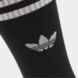 Ponožky ADIDAS ORIGINALS 3 PACK-SOLID CREW SOCK BLACK WHITE · záber 3