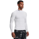 Pánske kompresné tričko s dlhým rukávom UNDER ARMOUR UA CG Armour Comp Mock-WHT · záber 1