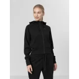 Dámska mikina so zipsom 4F WOMENS SWEATSHIRT BLD027-20S-DEEP BLACK · záber 2