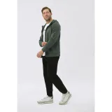 Pánska mikina so zipsom VOLCANO PITER-302-KHAKI · záber 5