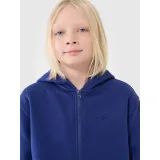 Chlapčenská mikina so zipsom 4F JUNIOR SWEATSHIRT-JWSS25TSWSM1851-36S-BLUE · záber 2