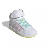 Dievčenská rekreačná obuv ADIDAS Grand Court Mid cloud white clear pink ice yellow · záber 2