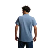 Pánske polo tričko s krátkym rukávom AUTHORITY PS- RICE PLAIN M dust blue · záber 3