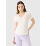 Dámske tričko s krátkym rukávom 4F TSHIRT F1990-11S-OFF WHITE · záber 2